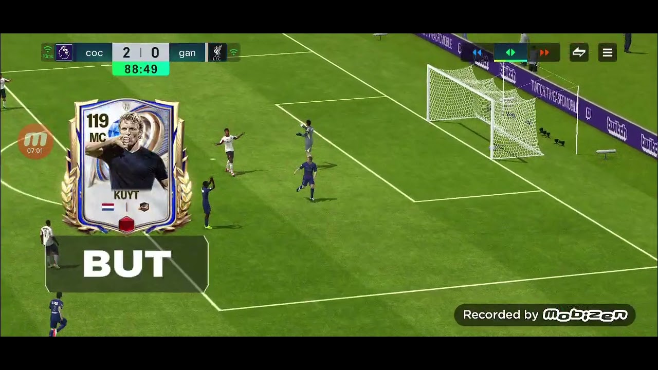 Je joue à FC mobile