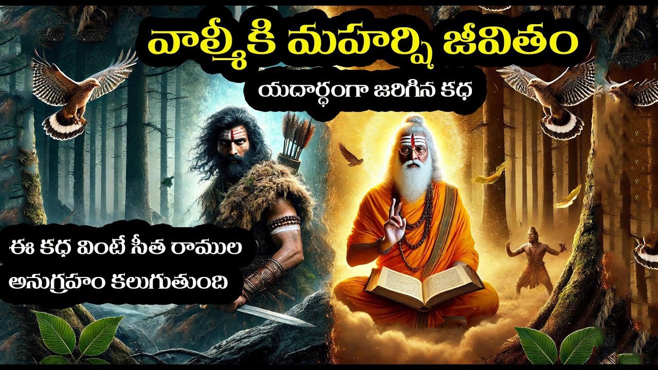 వాల్మీకి మహర్షి జీవిత రహస్యాలు|సామాన్యుడి నుండి దొంగగా, దొంగ నుంచి మహర్షిగా మారిన కథ! | #Valmiki