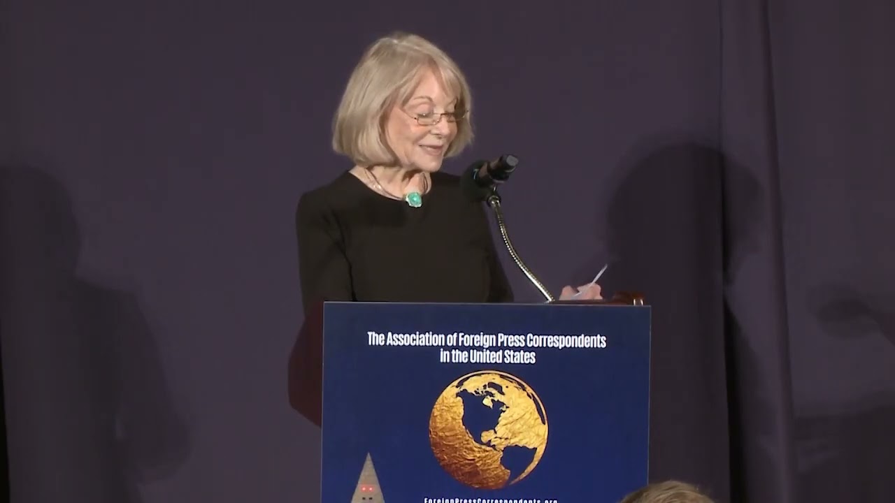AFPC-USA Chairwoman Nancy Prager Kamel Speaks at 2024 Foreign Press Awards Ceremony
