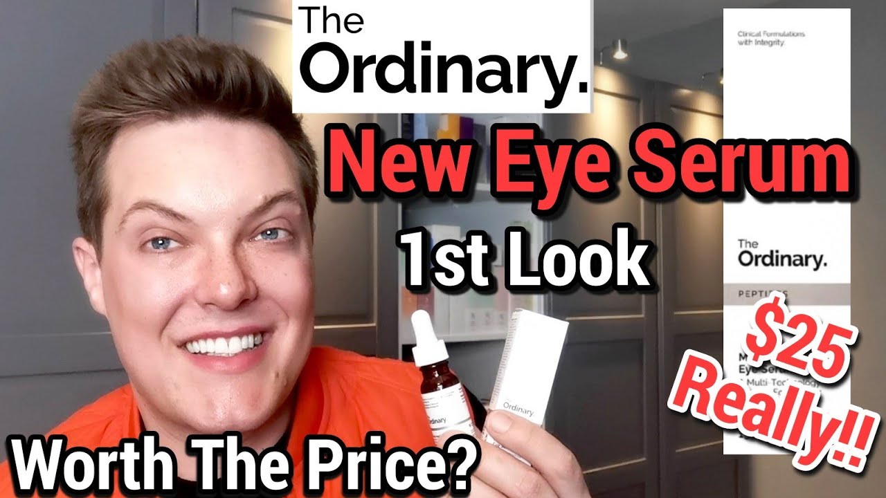 The Ordinary MULTI-PEPTIDE EYE SERUM Review - Really Worth $25??