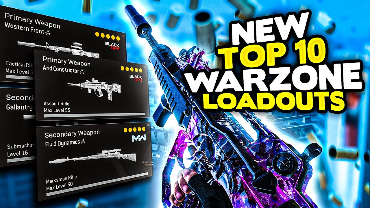The TOP 10 BEST LOADOUTS for Warzone in February 2021 (Warzone Best Class Setups)