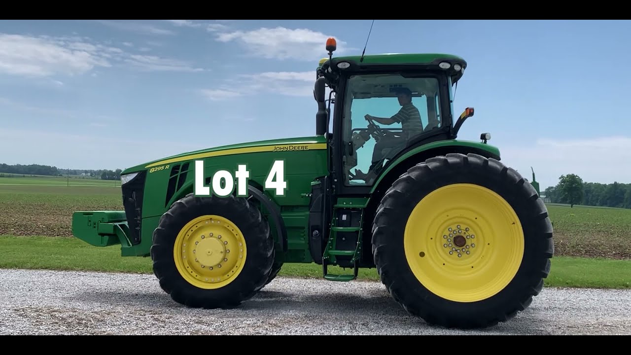 Lot 4, 2016 John Deere 8295R Tractor