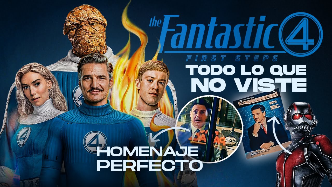LO QUE NO VISTE en CUATRO FANTASTICOS | Easter eggs, referencias, cameos y secretos!
