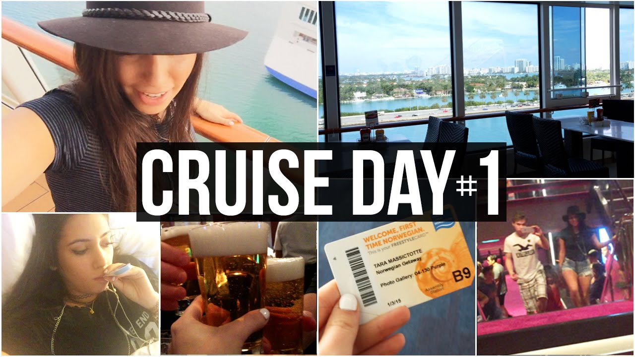 CRUISE DAY 1: I Got Sick, Exploring The Ship, Cousin Fun
