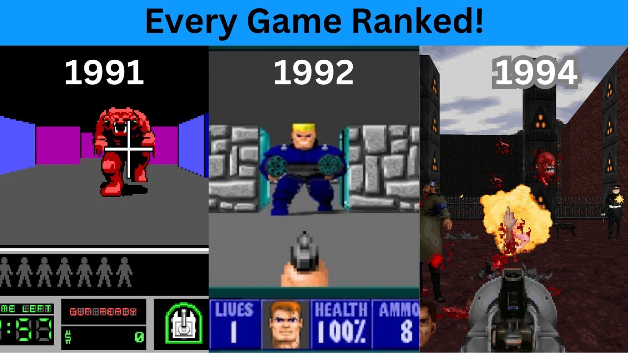 Все игры на движке Wolfenstein 3D: от худшего к лучшему