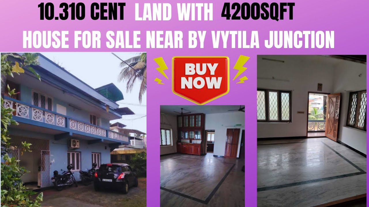 വൈറ്റില ജംഗ്ഷനിൽ നിന്നും വെറും രണ്ടു മിനിറ്റ് ദൂരത്തിൽ ഒരു അടിപൊളി പ്രോപ്പർട്ടി സ്വന്തമാക്കാം#vytila