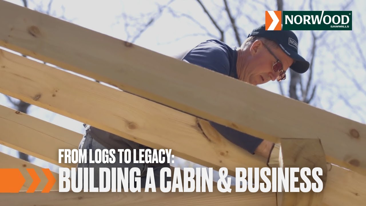 How One Man Built a Cabin, and a Business with the Norwood Log Moulder LX26