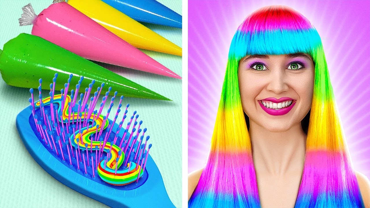 BUNTE HAARF&Auml;RBE-HACKS || Beauty- und Make-up-Tipps f&uuml;r ein tolles Aussehen von 123 GO Like!