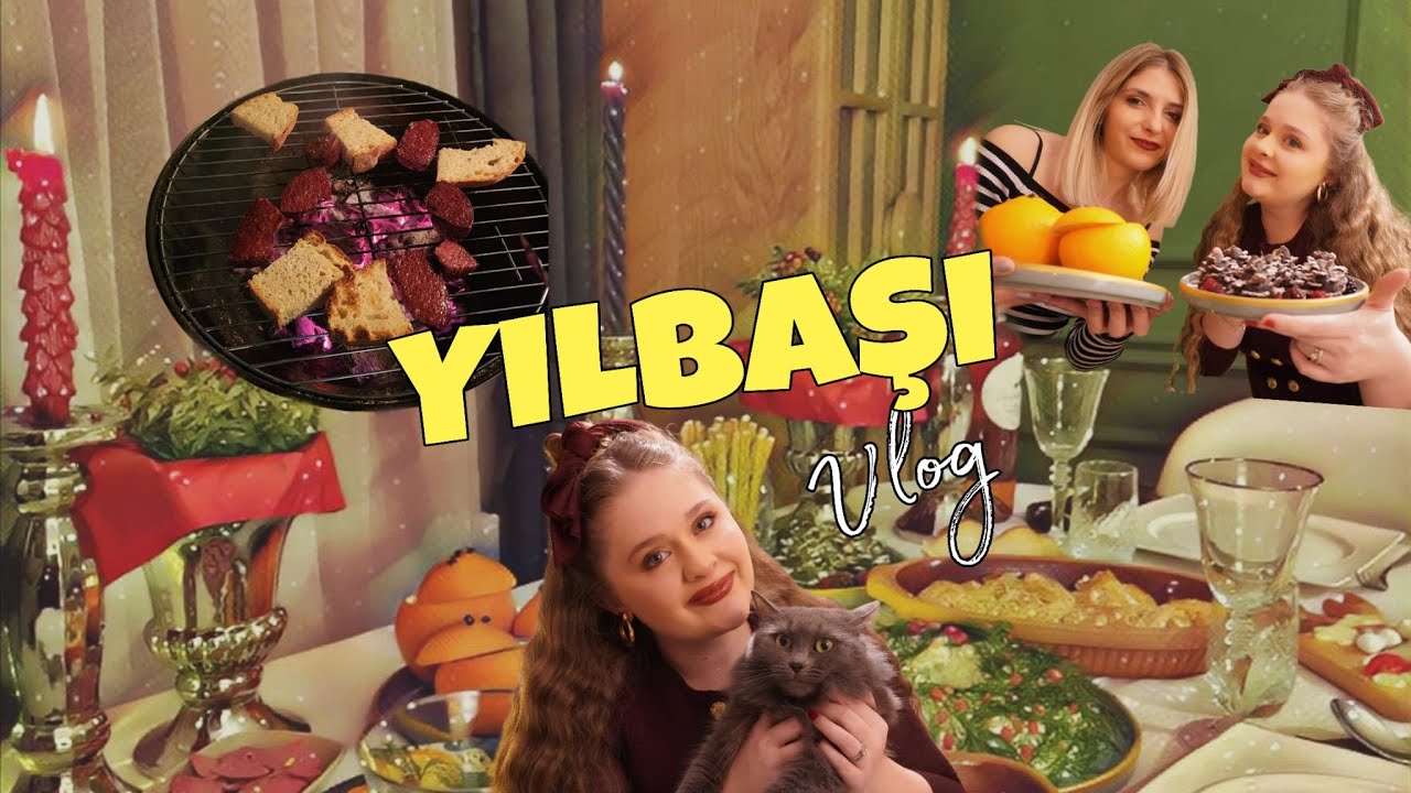 EVDE YILBAŞI & BEKLENEN KAR GELDİ❄️Çocukluk arkadaşımla sofra kuruyoruz |Çatıda sıcak şarap & sucuk
