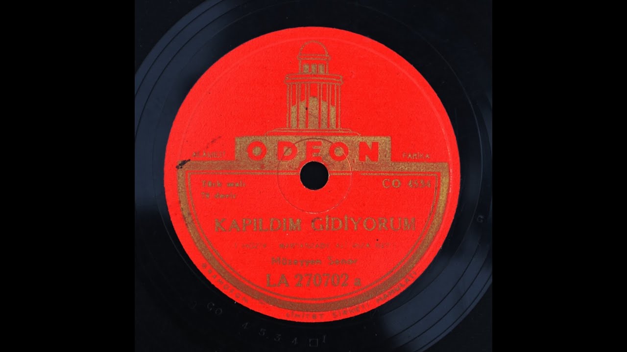 M&uuml;zeyyen Senar - Kapıldım Gidiyorum - GER&Ccedil;EK TAŞ PLAK KAYDI