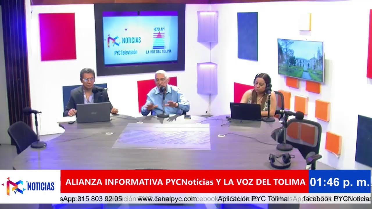 🔴¡Estamos al aire!🔴Alianza Informativa de Canal PYC TV (Claro 104), La Voz del Tolima 870 AM