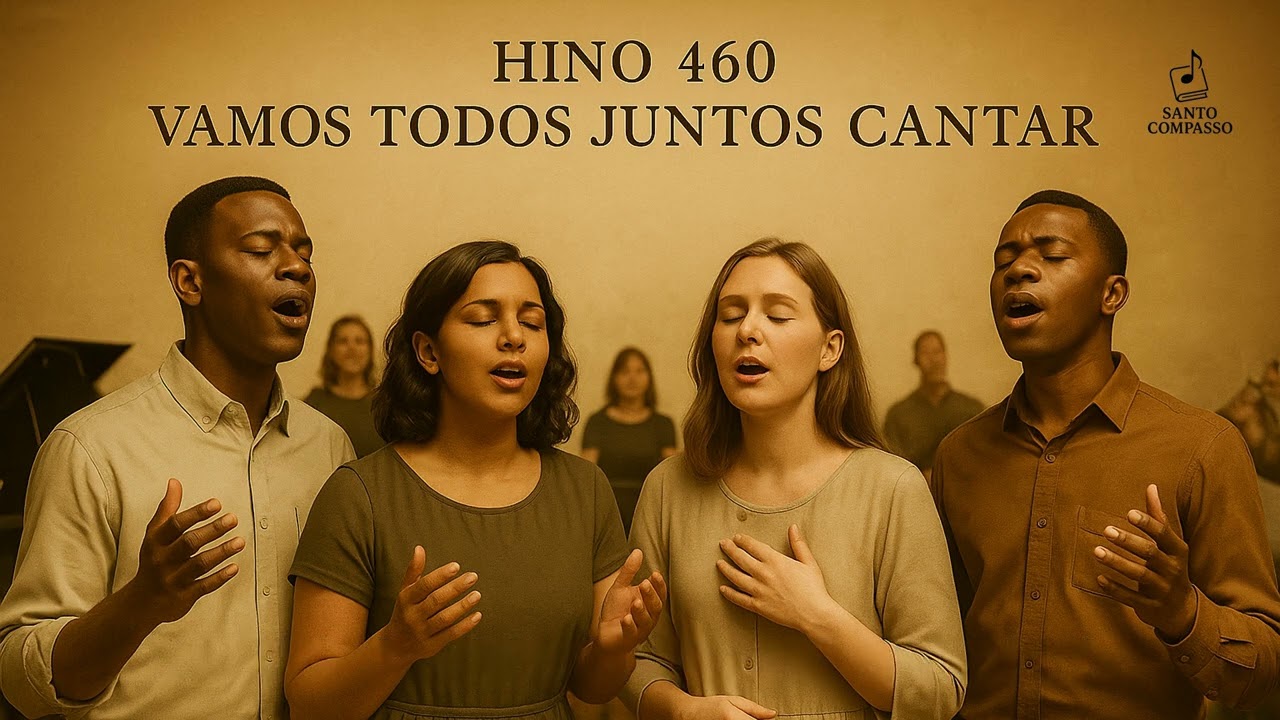 Hino CCB 460 - Vamos Todos Juntos Cantar (estilo Coral Americano)