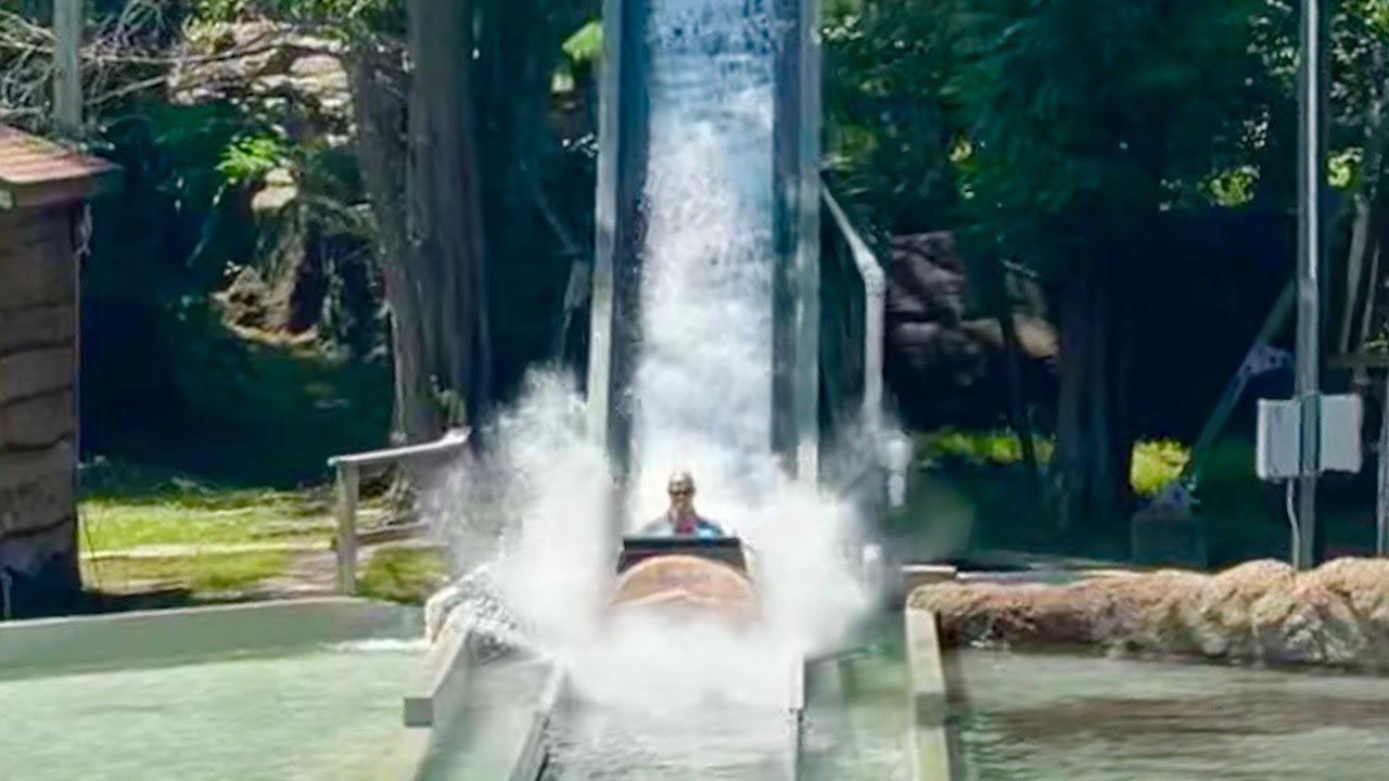 Giant Flume at Knoebels On-Ride POV • Log Flume 4K 60fps