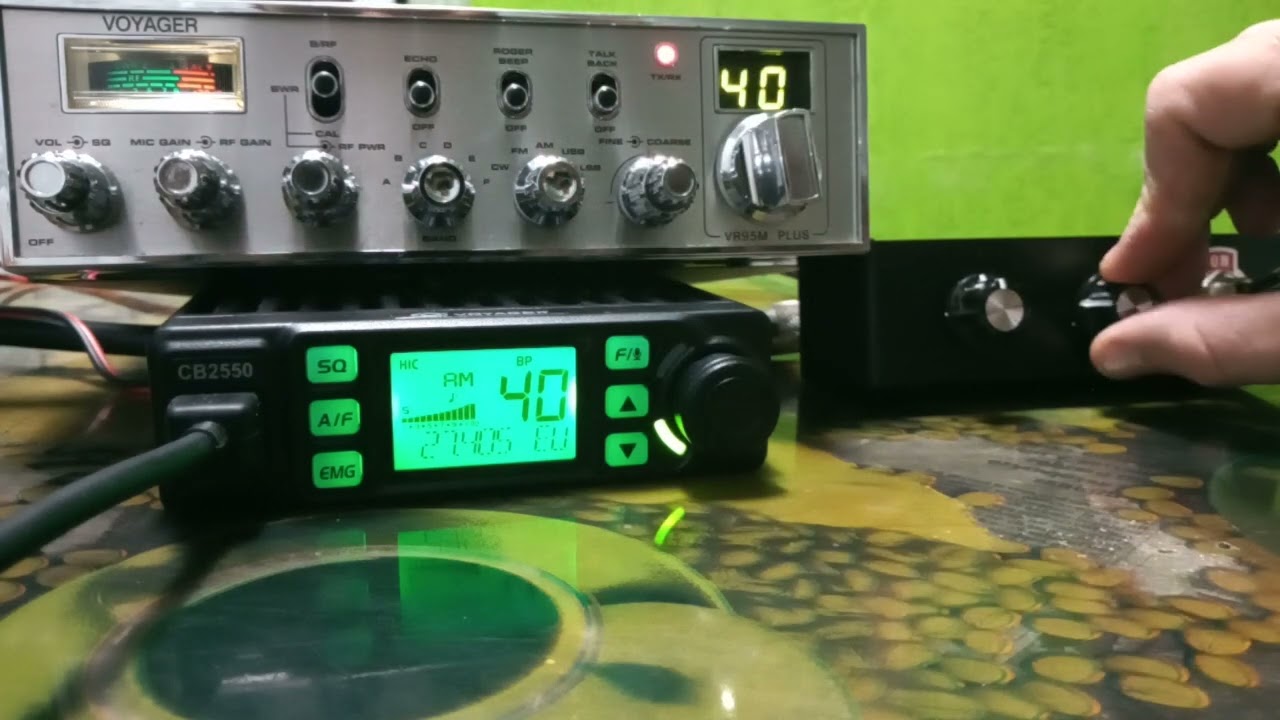 Como medir o ROE de sua antena com RP50 Aqu&aacute;rio ou CB 2550 Voyager.