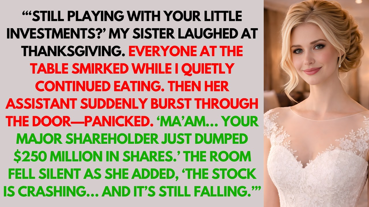 My Sister Mocked My “Small Investment”—Until Her Company’s Stock Crashed 📉🔥