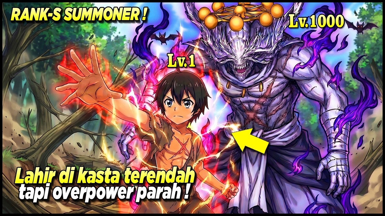 REINKARNASI DI GAME HARDCORE & TERLAHIR DI KASTA TERENDAH, EH DAPET JOB SUMMONER PALING OP‼️