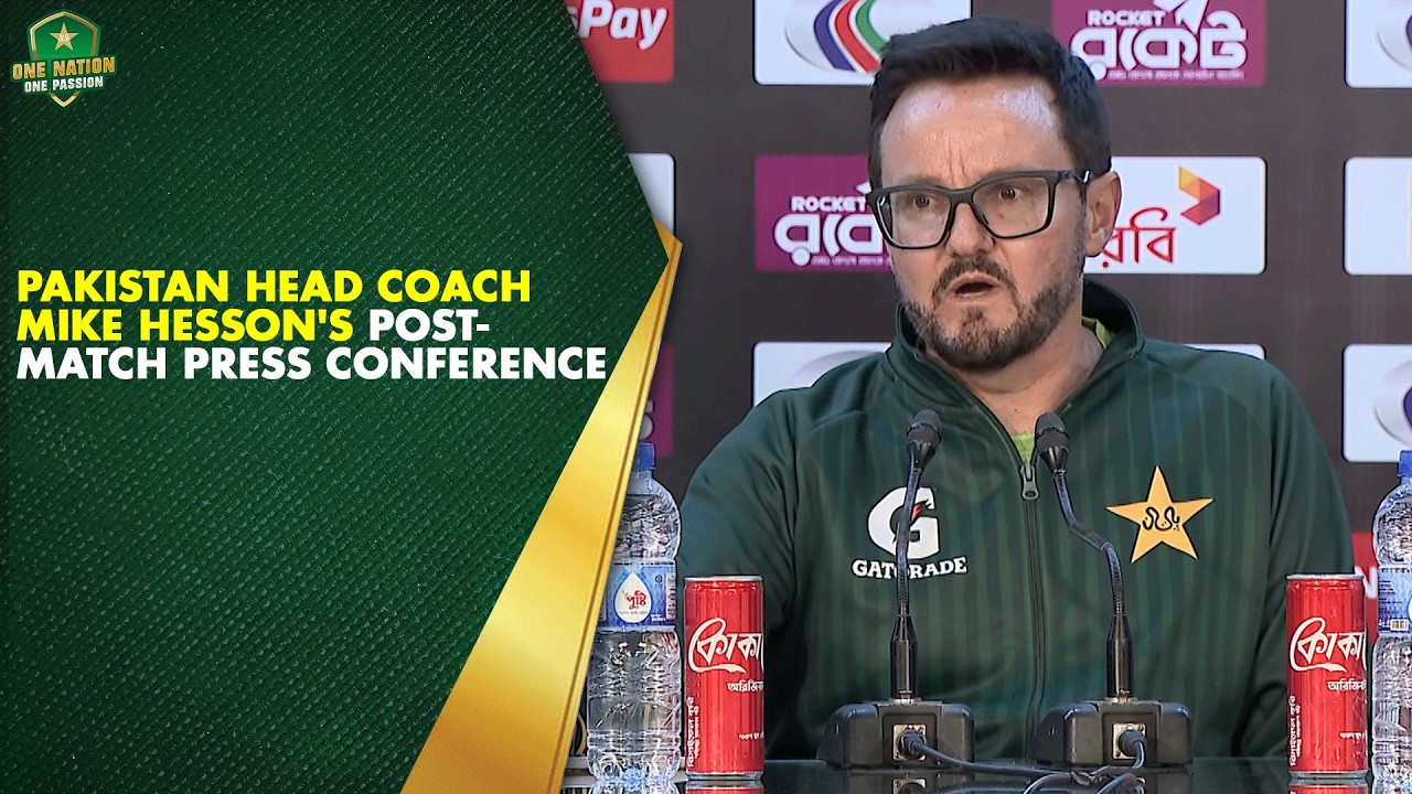 Pakistan head coach Mike Hesson's post-match press conference | Pakistan vs Bangladesh 3rd ODI, 2026