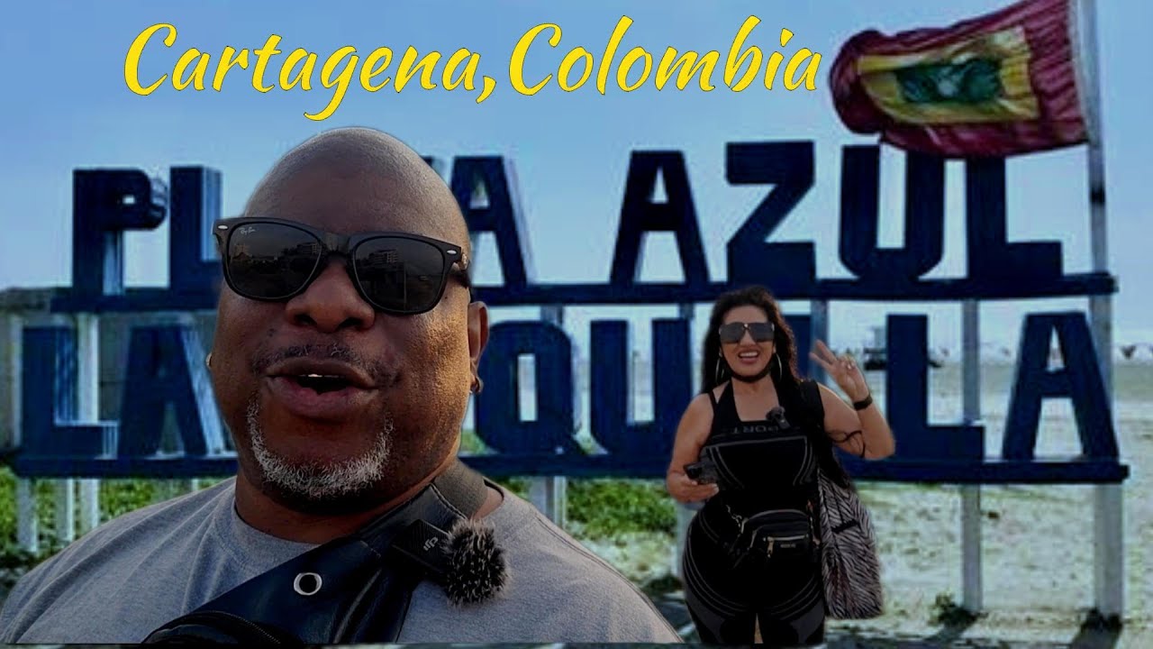 A Day on The Beach of Playa Azul La Boquilla || Cartagena Colombia