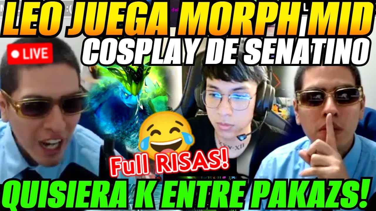 😅Leo Morph con COSPLAY de SENATINO en inmortal!😅FULL RISAS