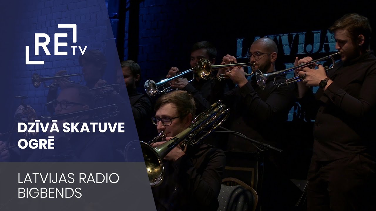 Dzīvā skatuve Ogrē. Latvijas Radio bigbends