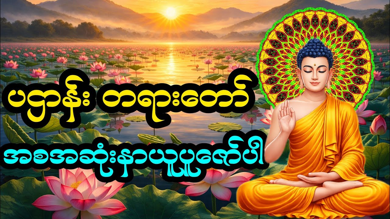 🙏☸ ပဌာန်း တရားတော် အစအဆုံး ☸🙏