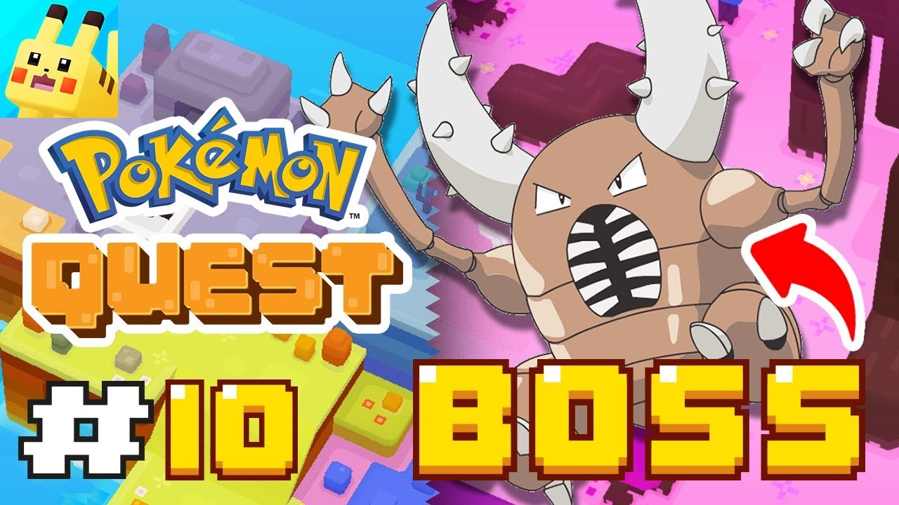 Boss PINSIR - MIASMA MOOR Quest 7 【Pokemon Quest 寶可夢探險尋寶 Gameplay #10 】