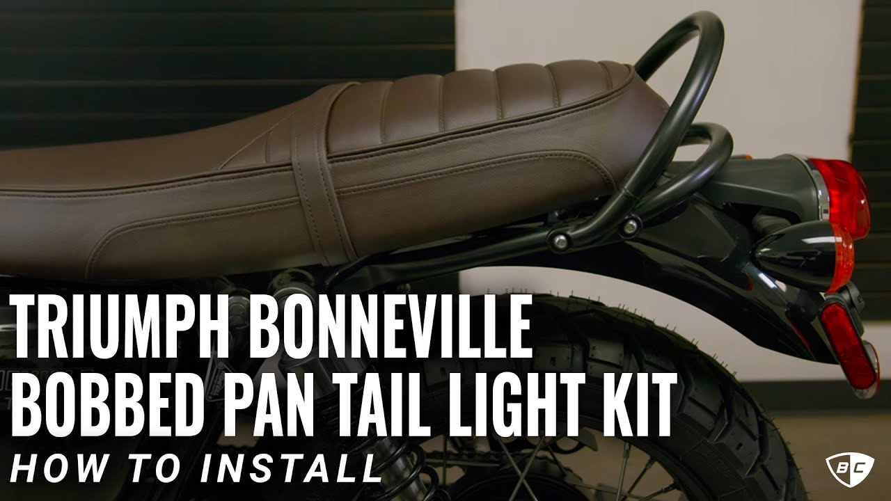 How to Install Bobbed Pan Tail Light Kit on Triumph Bonneville T100/T120 Liquid Cooled Models