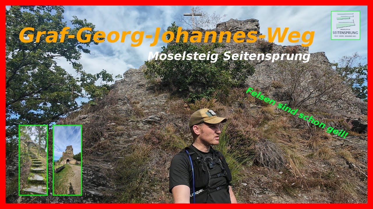 Felsen, Schlößer und stürzende Ritter - Graf-Georg-Johannes-Weg - Moselsteig Seitensprung #wandern