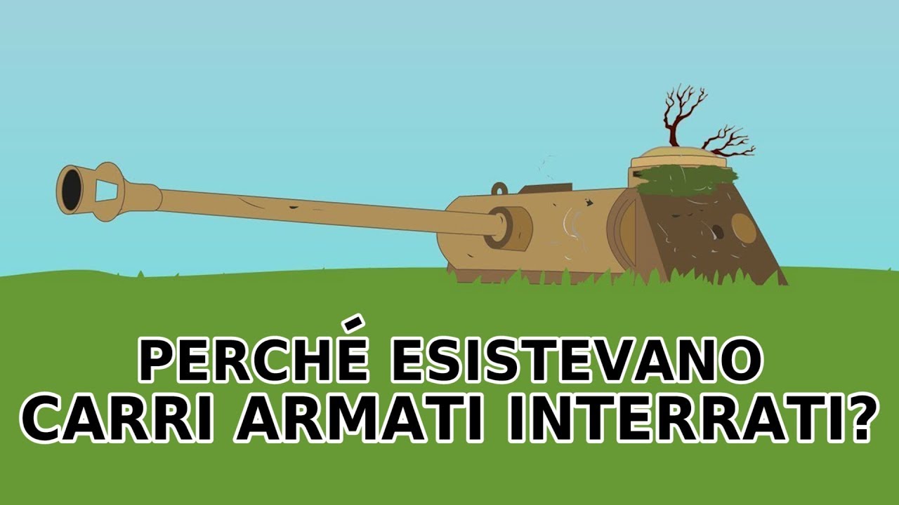 A cosa servivano i CARRI ARMATI INTERRATI? | Le curiosità della STORIA