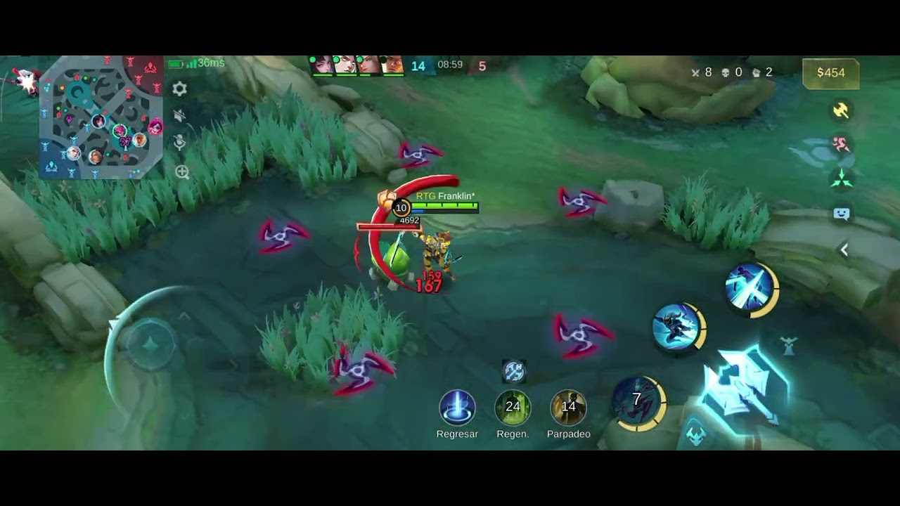 Saber linea Experiencia / Mobile Legends.