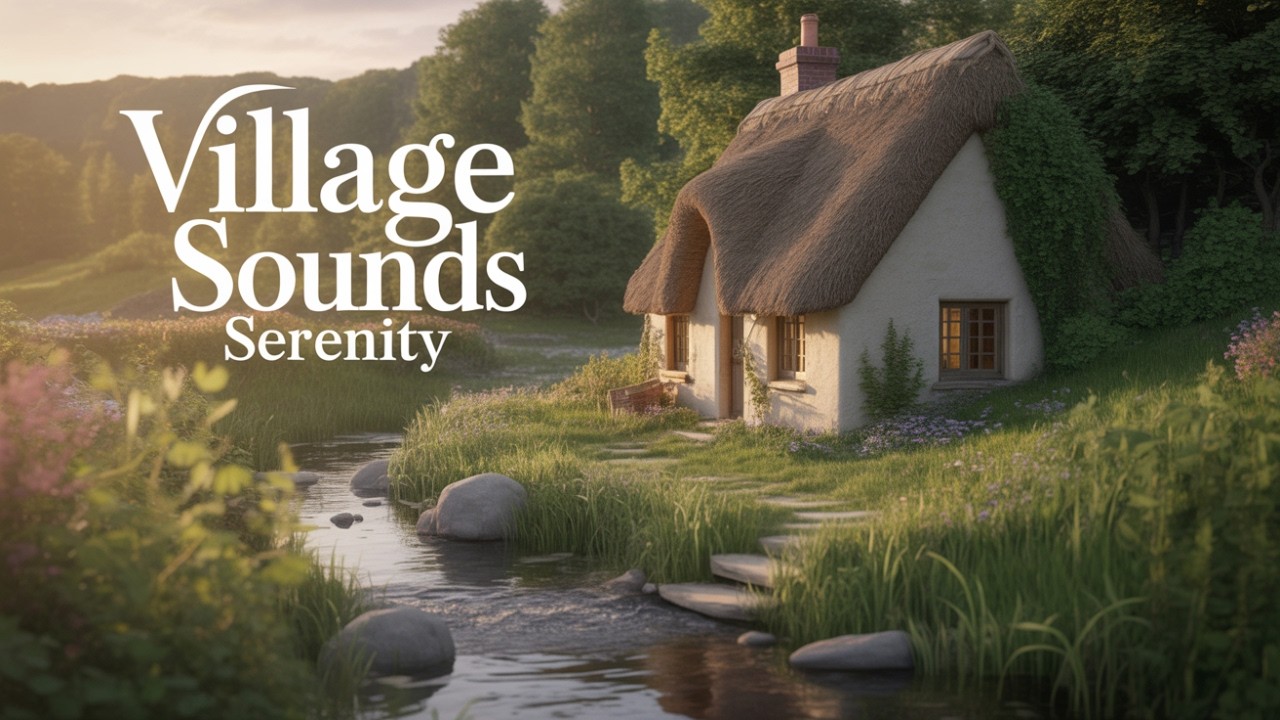 Village Sounds For Sleeping | Calming Town Feels | Relaxing Sound Gallery
