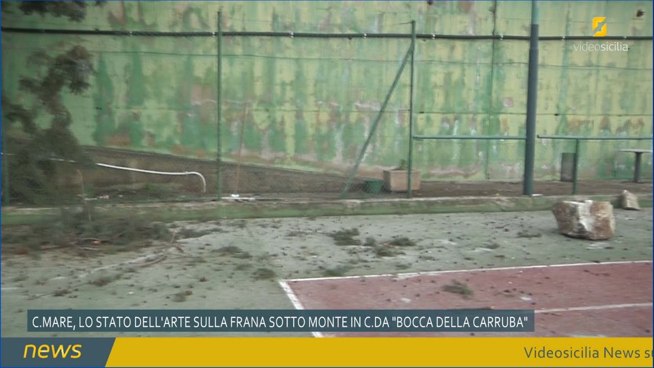 C.mare, lo stato dell'arte sulla frana sotto monte in C.da 