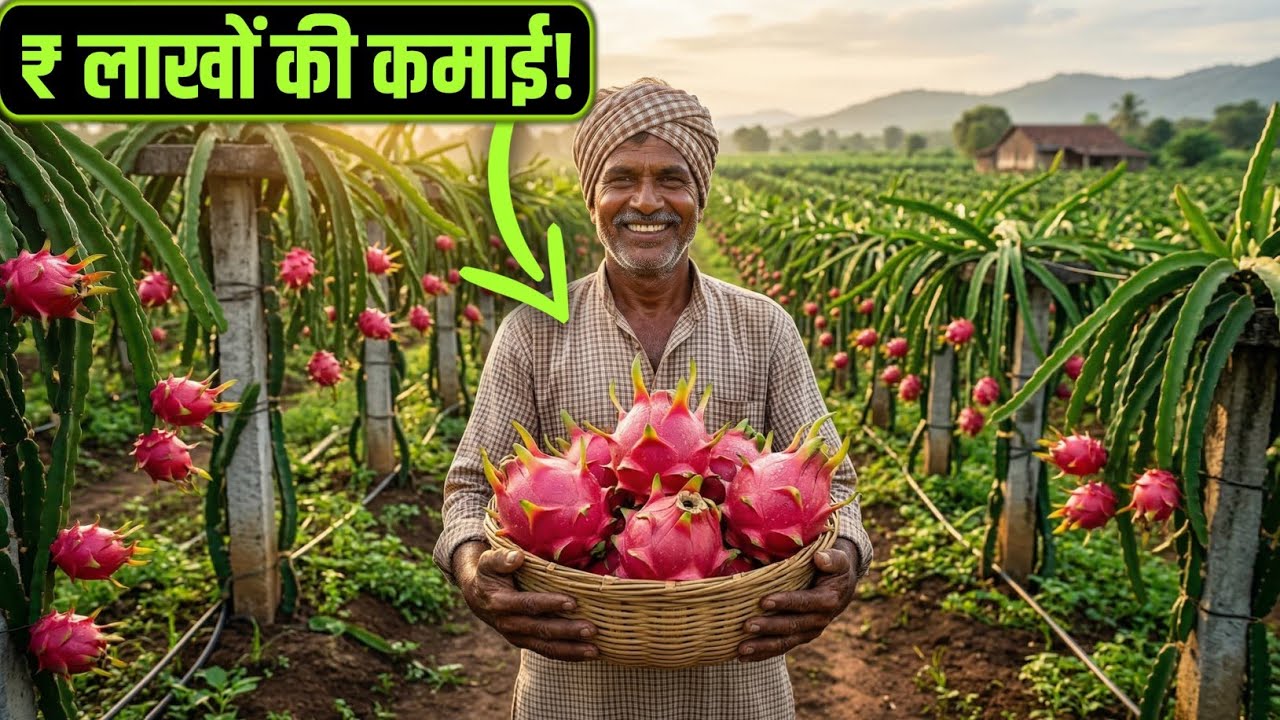 ड्रैगन फ्रूट की खेती कैसे करें | Dragon Fruit Farming in India