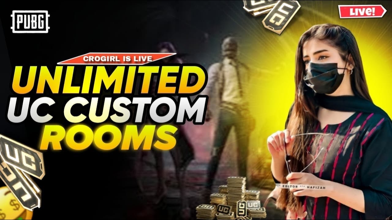 🤑 UNLIMITED UC ROOMS || Unlimited Uc & Cash Prize|| uc custom rooms || CroGril is Live