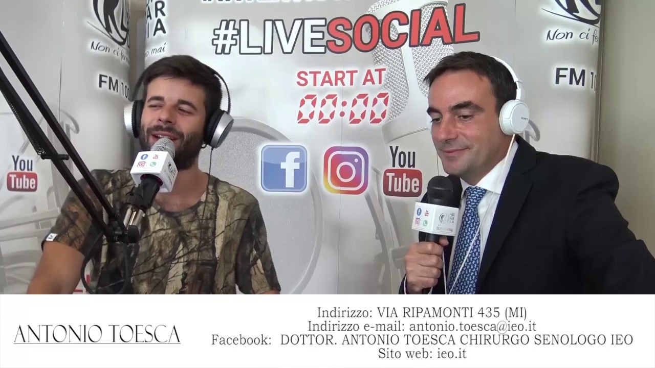 Dott. Antonio Toesca Chirurgo Senologo IEO Istituto Europeo di Oncologia IEO Milano