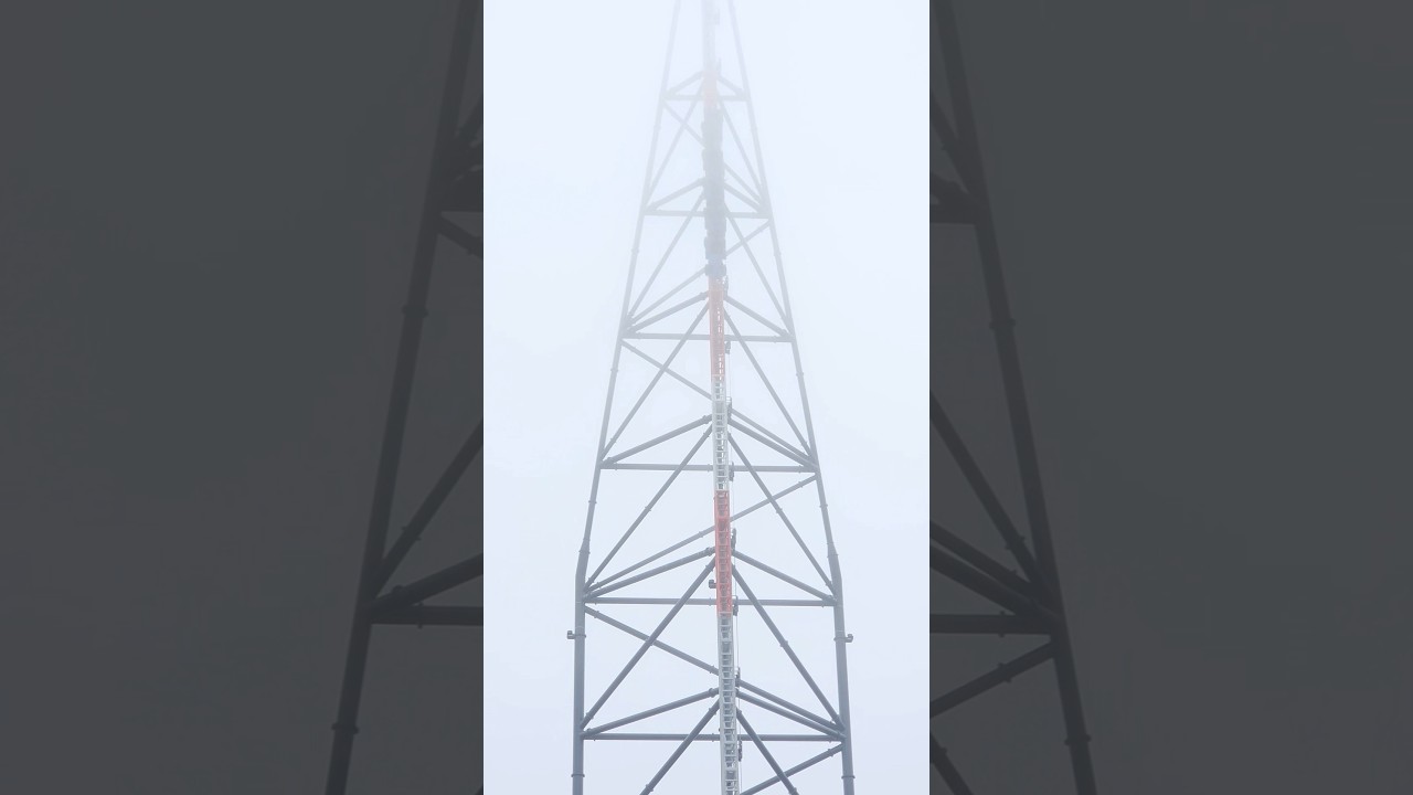 riding Top Thrill 2 into the clouds! ##topthrill2 #tt2 #cedarpoint #sandusky #ohio #rollercoaster