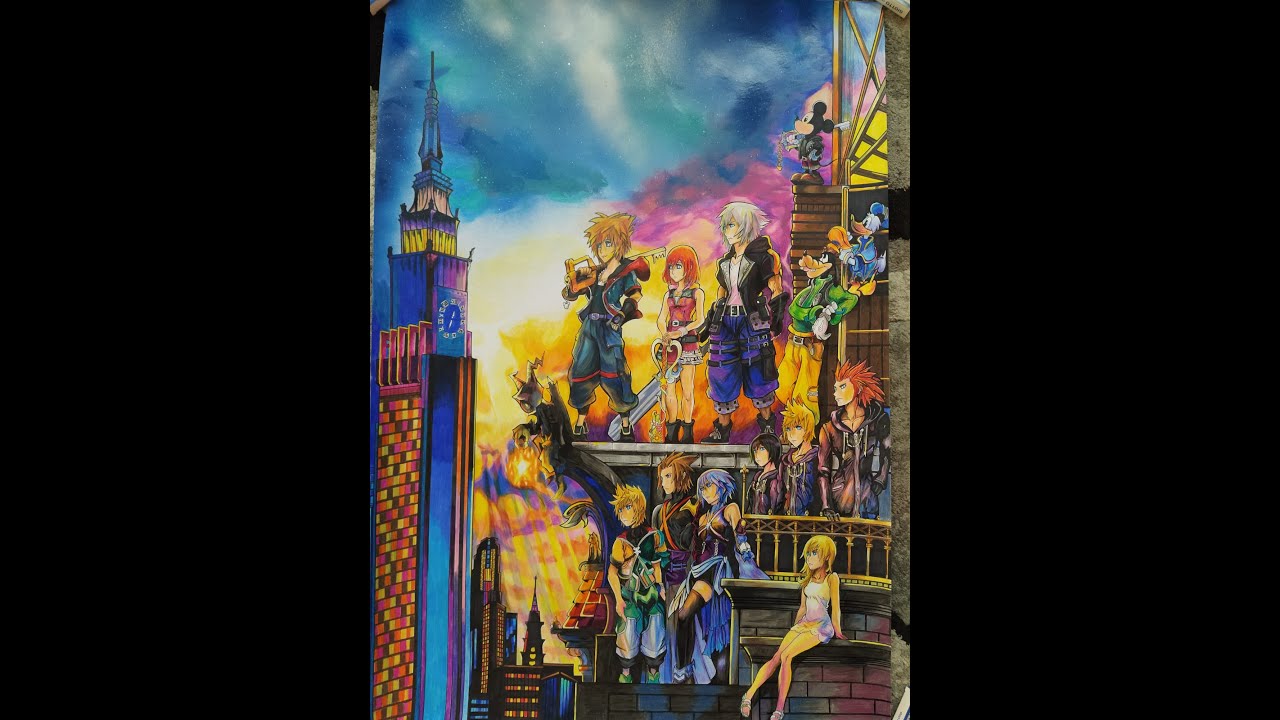 DRAWING KINGDOM HEARTS 3