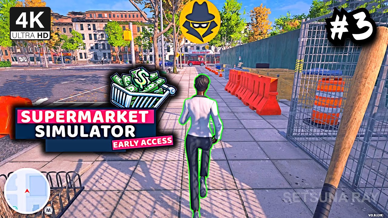 Supermarket Simulator +Reshade #3 Expanse My Fruit Market Gameplay Longplay NoCommentary