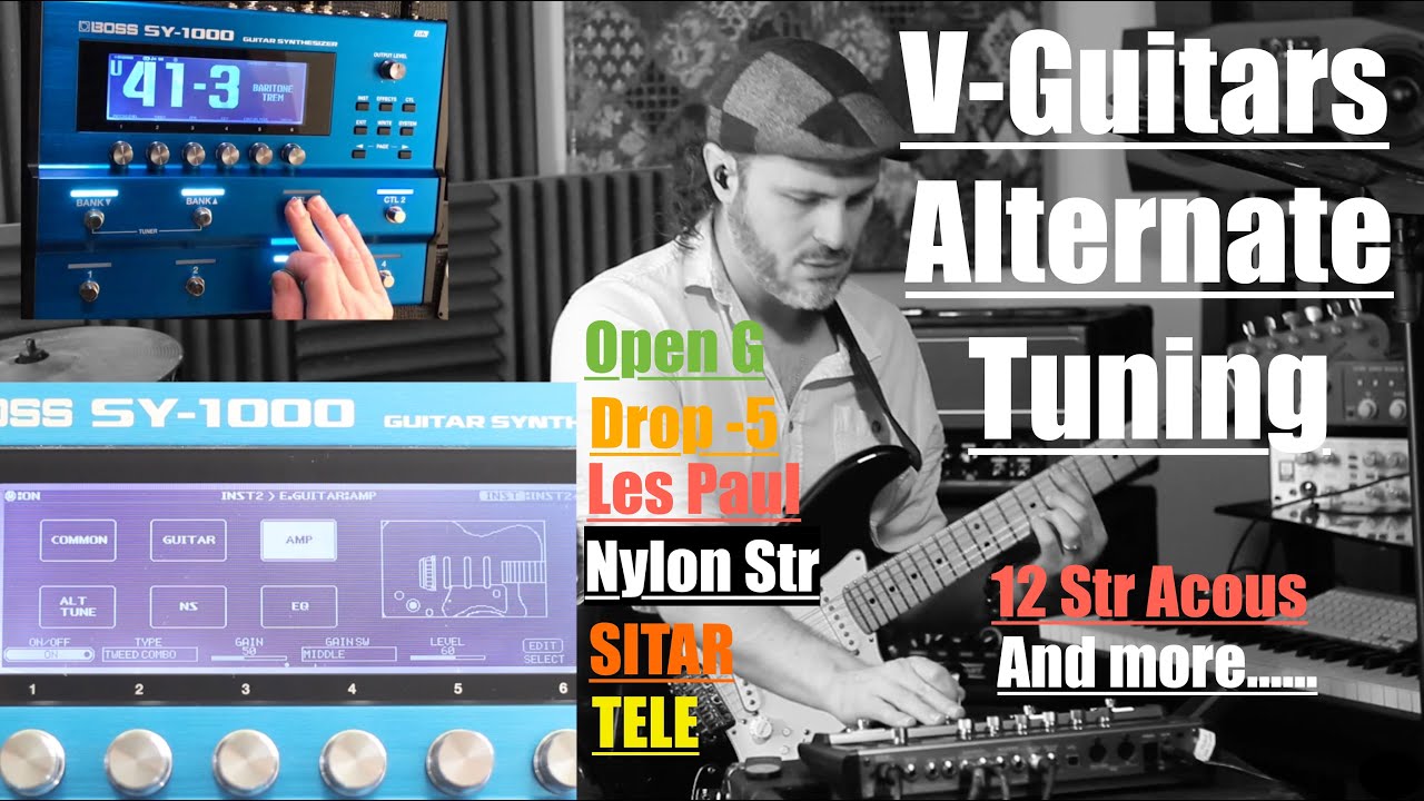 ALTERNATE TUNING & Modelled Guitars Demo SY-1000 (No talking)