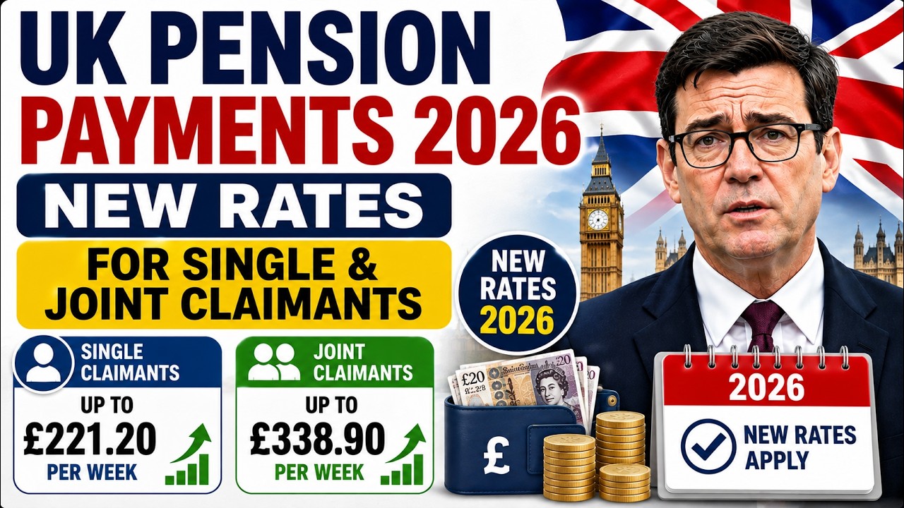 UK Pension Payments 2026 CONFIRMED 💷 New Rates for Single & Joint Claimants Explained!
