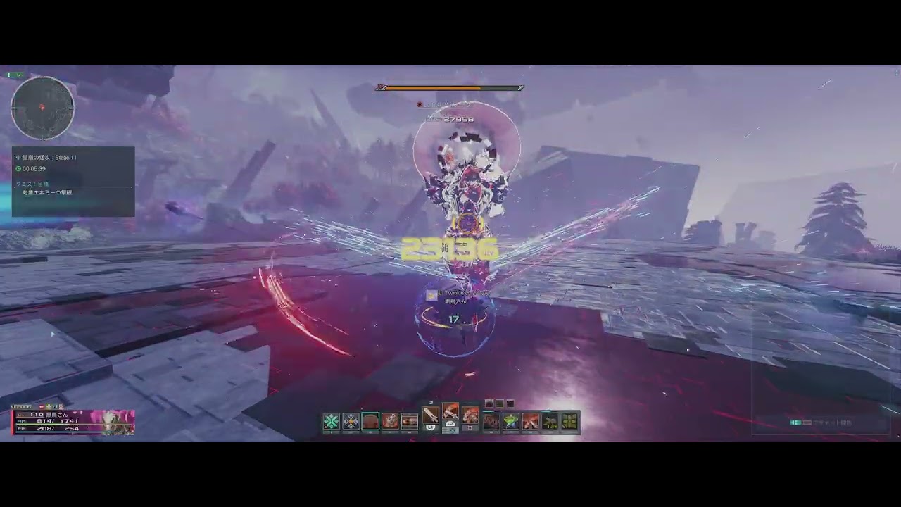 【PSO2:NGS】星崩の猛攻:Stage11　Hu/Wa　プリム縛り