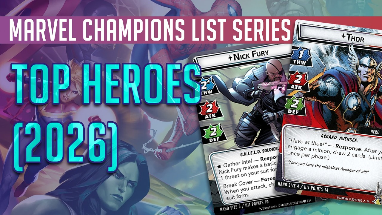 TOP TEN HEROES (2026) | Marvel Champions