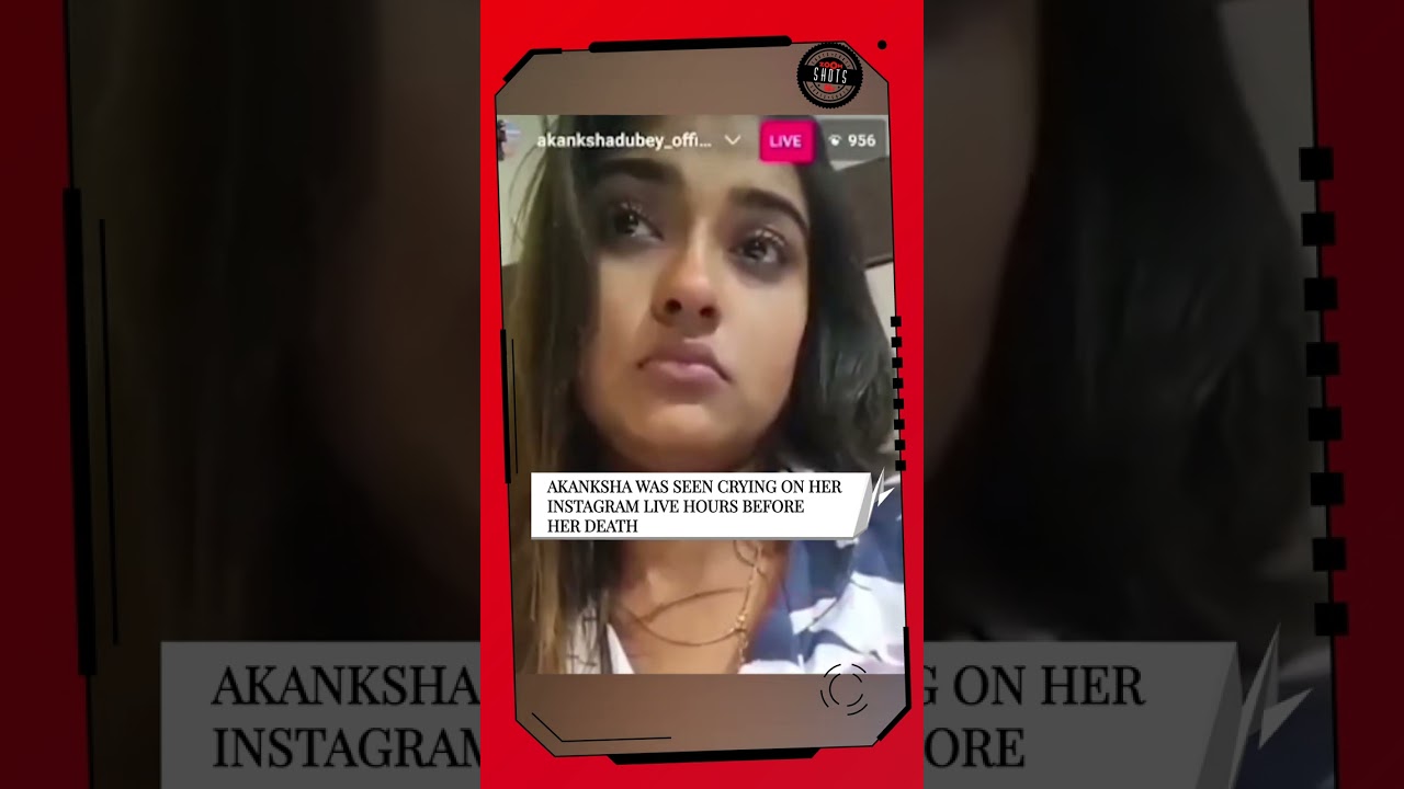 Akanksha Dubey's LAST emotional crying video hours before her demise #shorts #akankshadubey