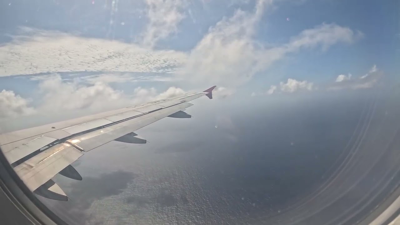 Landing San Andres Isla A320-200 Latam Colombia