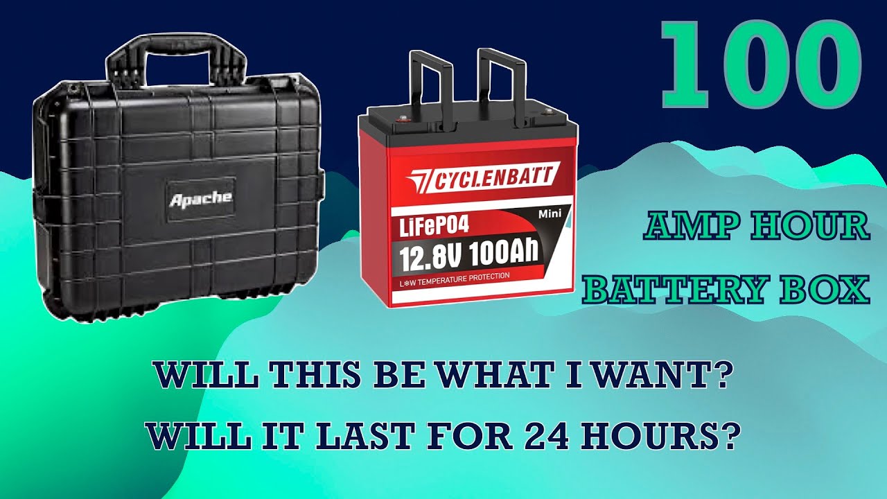My 100 AMP HOUR battery box build and what's going inside it.