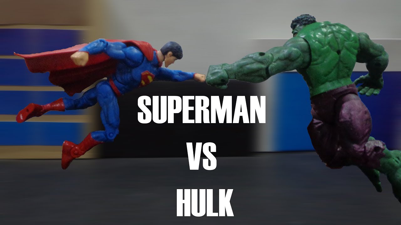 Superman vs Hulk (STOP MOTION)