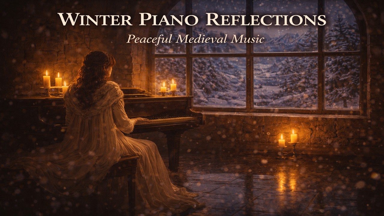 Medieval Piano for Relaxation | Calm Winter Instrumental Music for Study & Sleep