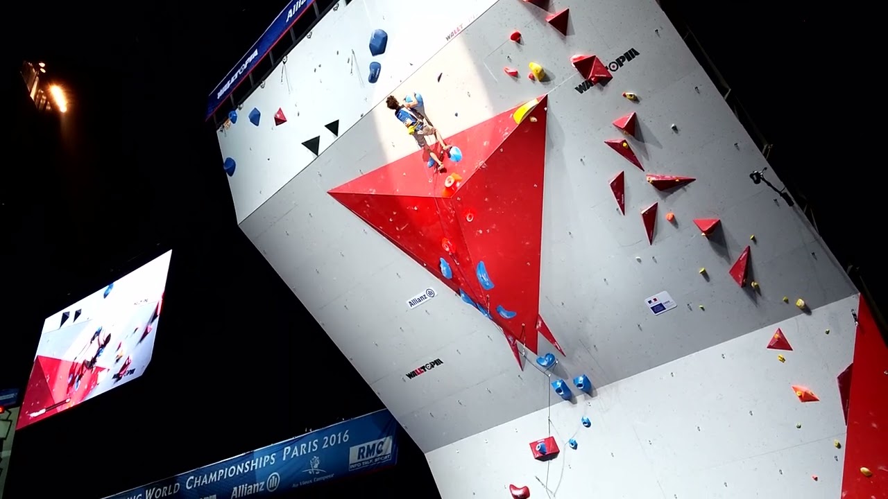 IFSC Dünya Şampiyonası 2016 Adam Ondra Final Yarışması 1. si #adamondra