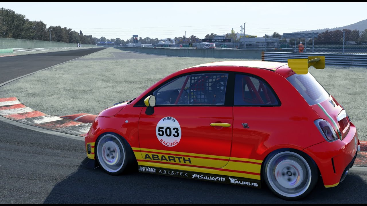 Abarth 500 Assetto Corsa - Magione World Record 1:20:711 - Assetto Corsa