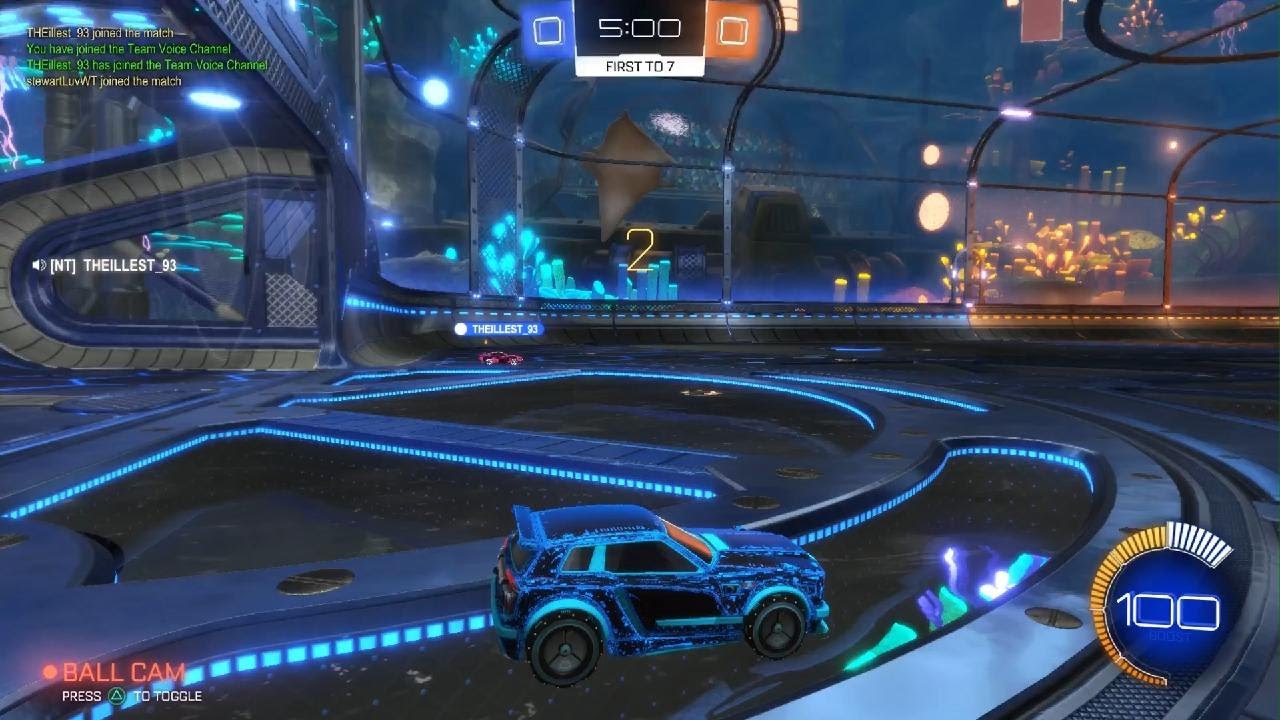Rocket league  heat seeker tryna do high five challenge